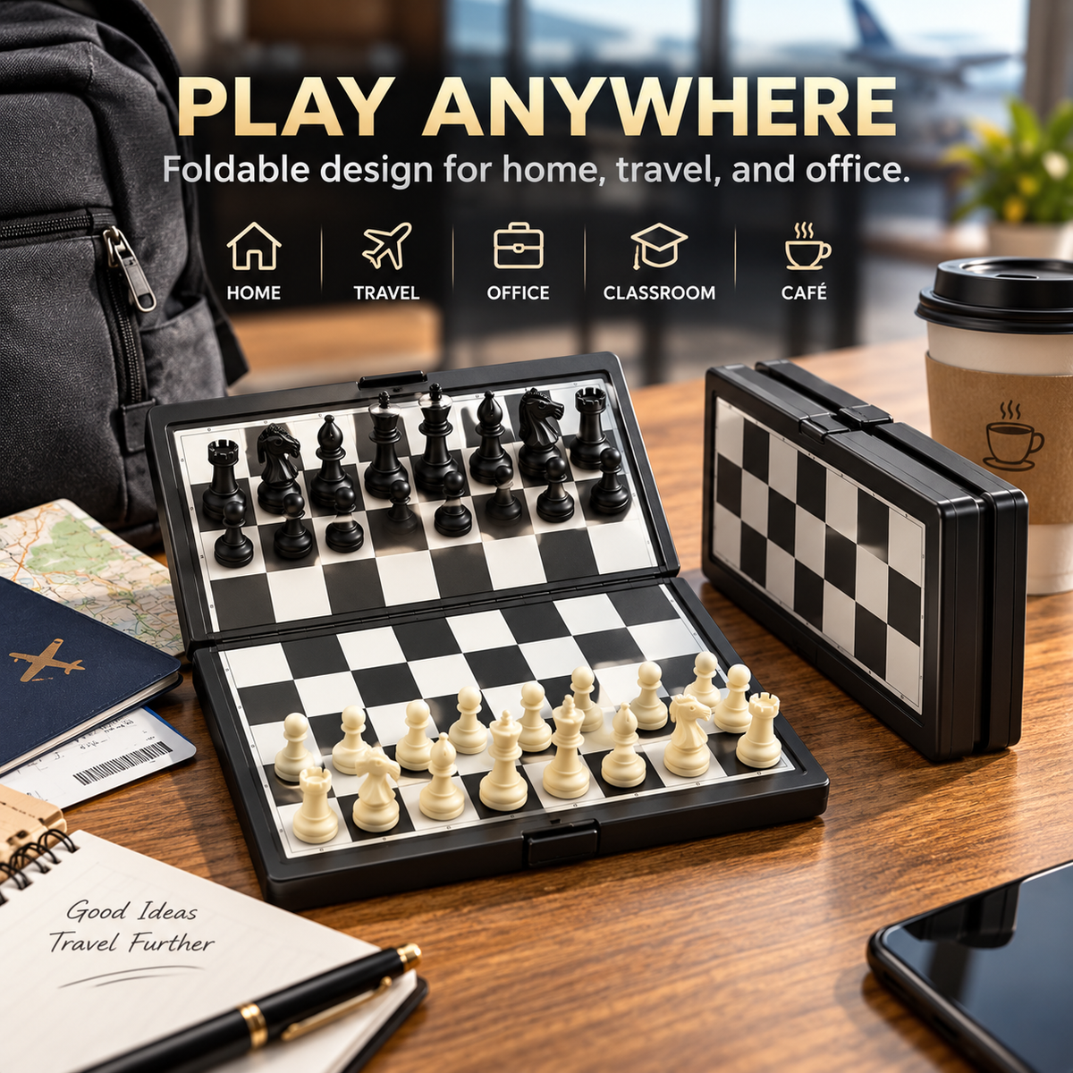 ♟️ Premium Magnetic Chess Set🔥250th Anniversary Special Edition Chessboard & Pieces