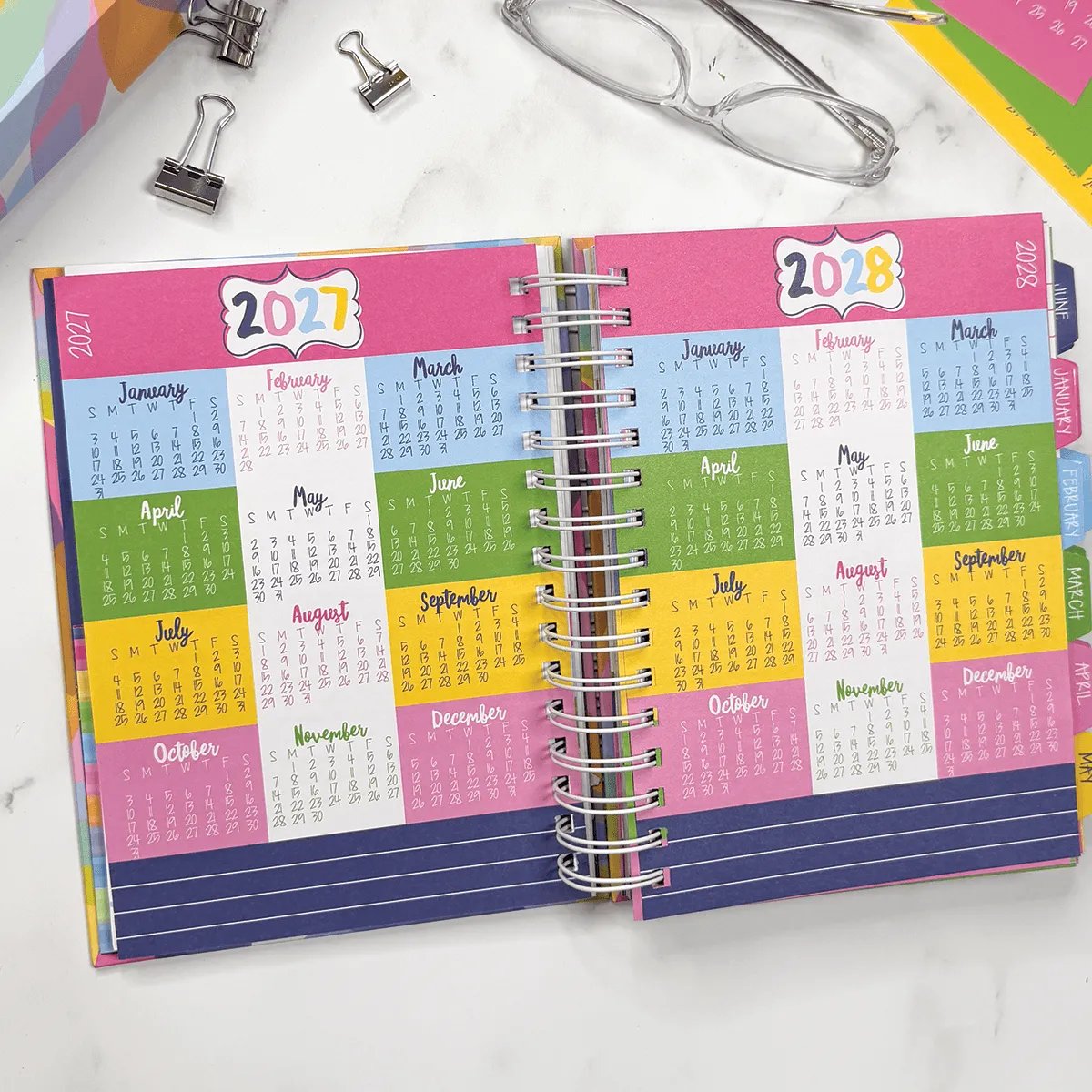 📅✨ 2027–2028 Reminder Binder – 24-Month All-in-One Life Planner