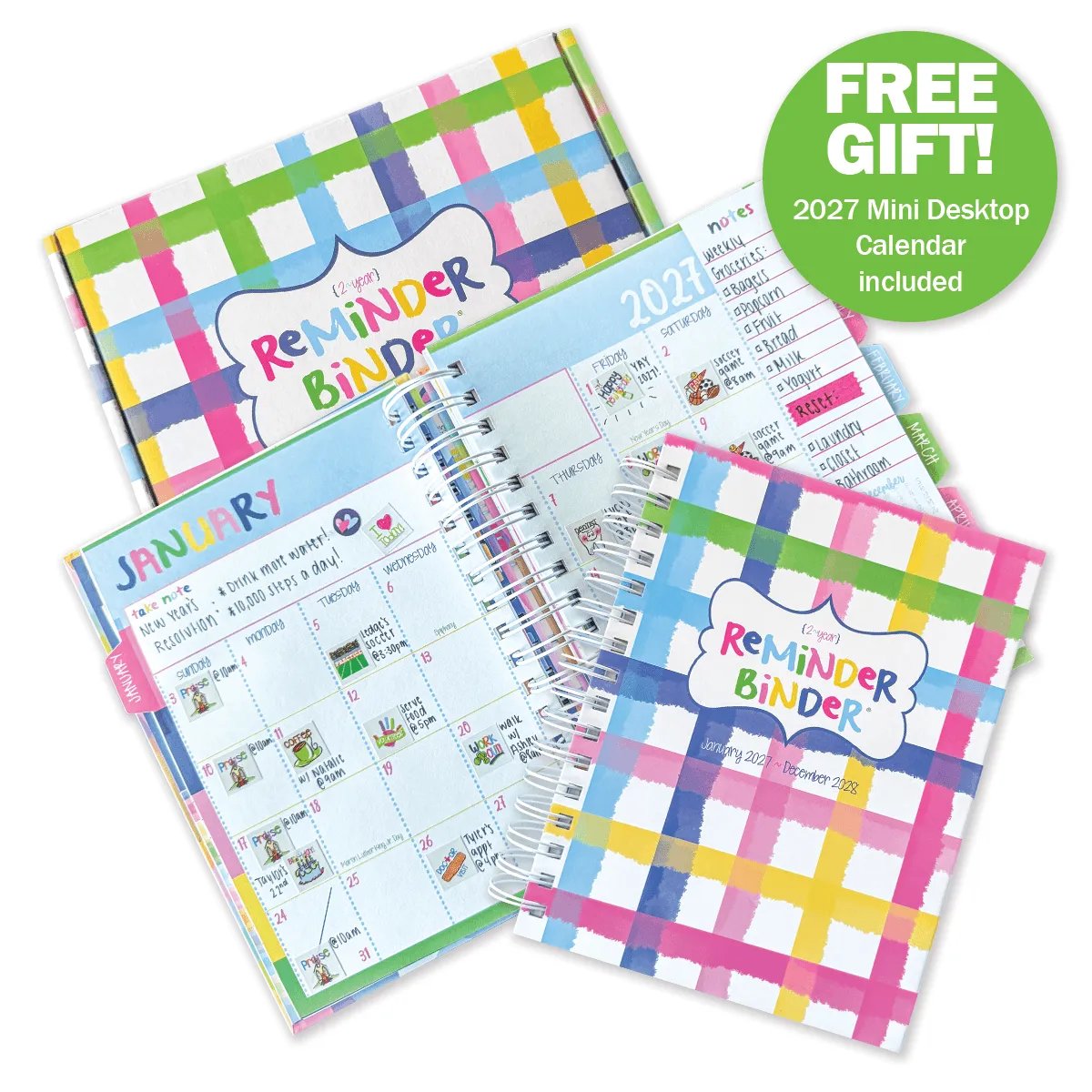 📅✨ 2027–2028 Reminder Binder – 24-Month All-in-One Life Planner