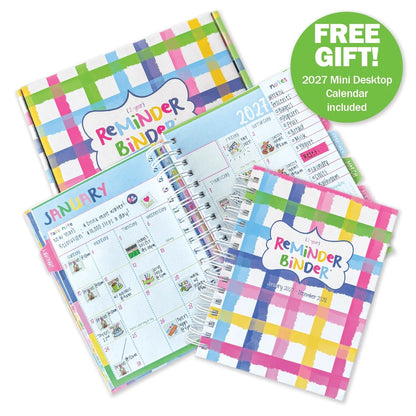 📅✨ 2027–2028 Reminder Binder – 24-Month All-in-One Life Planner