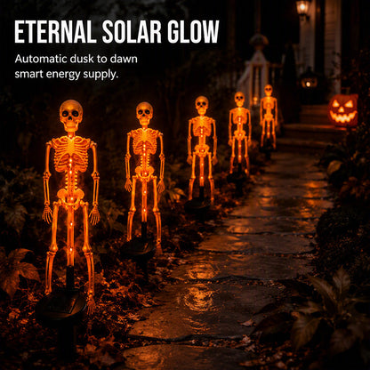 💀 Solar Skeleton Stake Light – Spooky Outdoor Halloween Pathway Decor