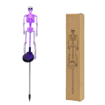 💀 Solar Skeleton Stake Light – Spooky Outdoor Halloween Pathway Decor