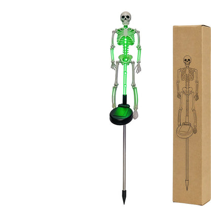 💀 Solar Skeleton Stake Light – Spooky Outdoor Halloween Pathway Decor