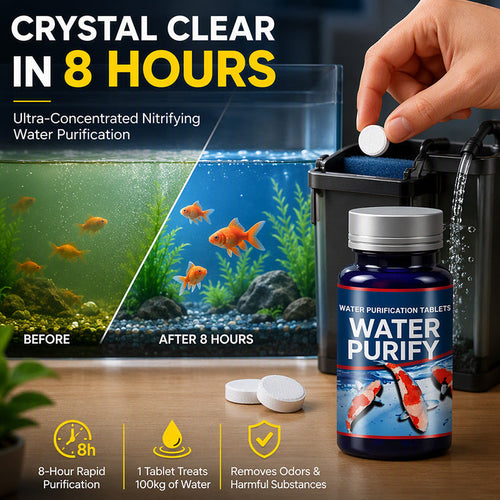 🔥 50K+ Sold! 🐠 Aquarium Tablets 💧 Beneficial Bacteria for Clear Water