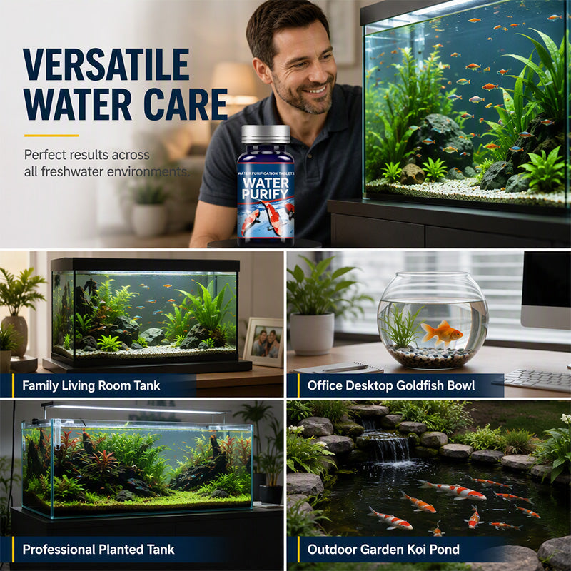 🔥 50K+ Sold! 🐠 Aquarium Tablets 💧 Beneficial Bacteria for Clear Water