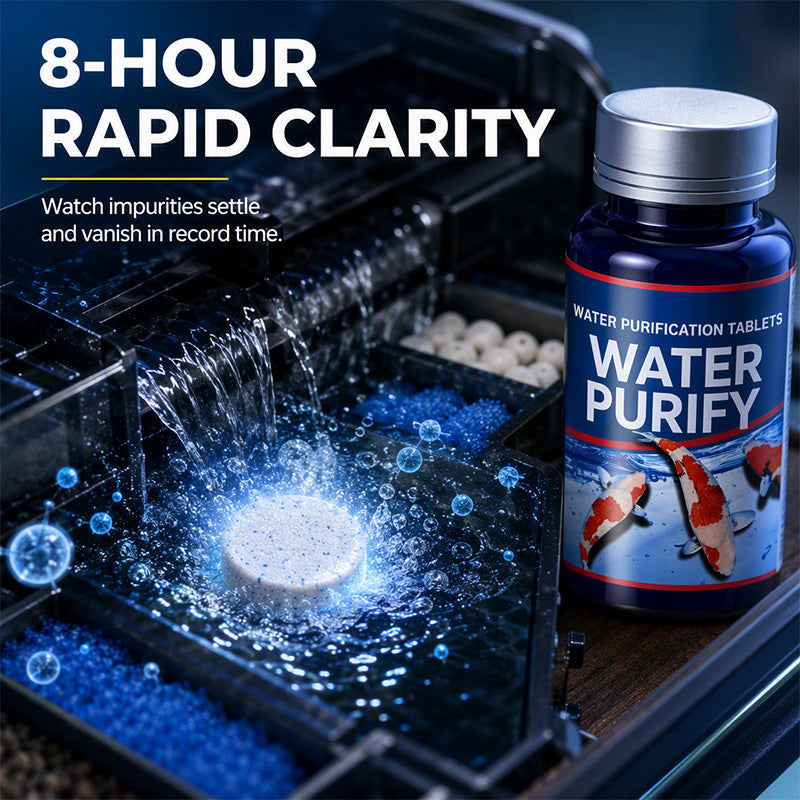 🔥 50K+ Sold! 🐠 Aquarium Tablets 💧 Beneficial Bacteria for Clear Water