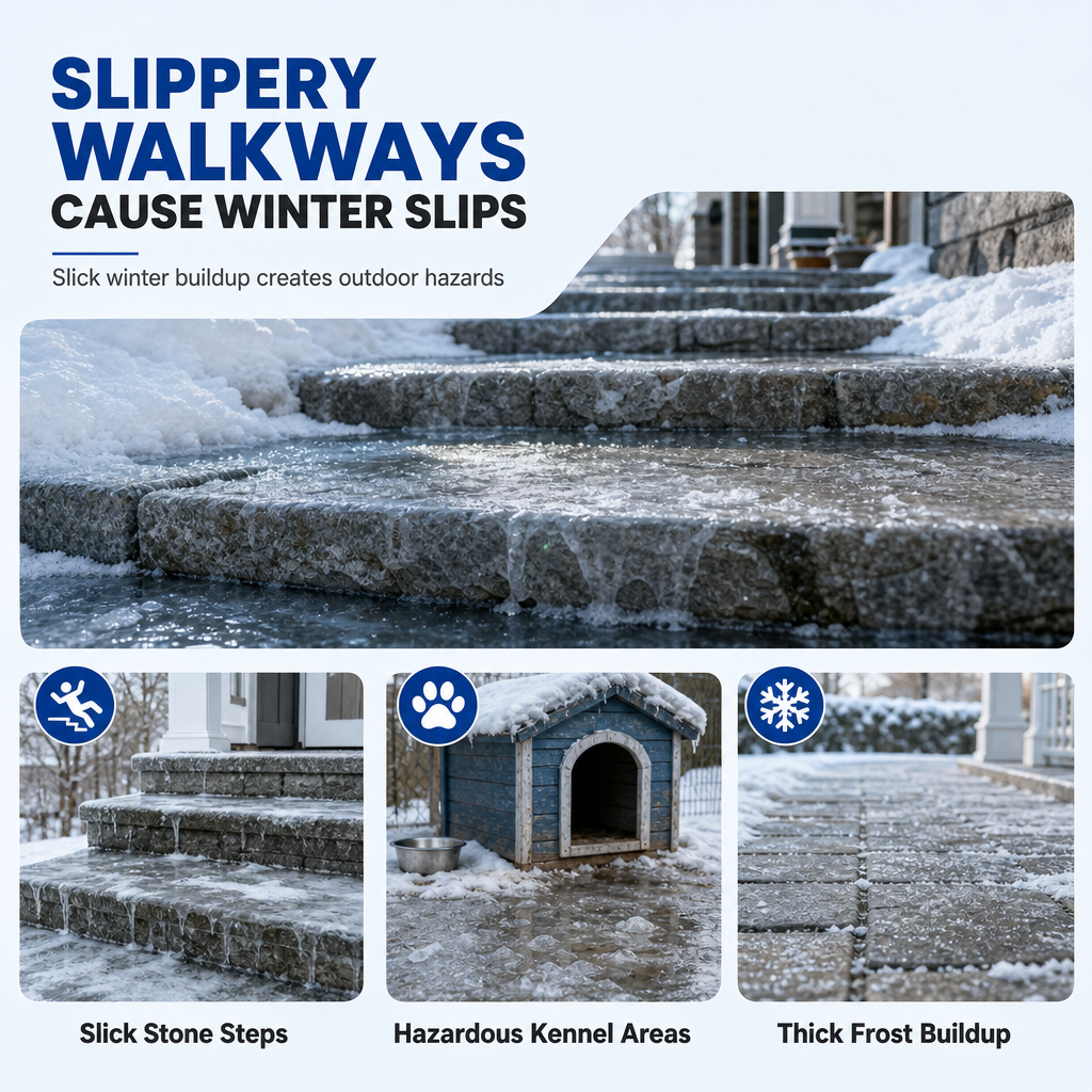 🐾 Fast Pet-Safe Outdoor De-Icing & Snow Melting Spray